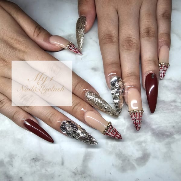 ツイードネイル