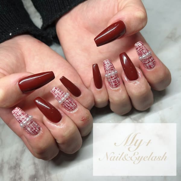 ツイードネイル