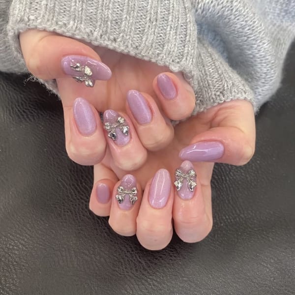 〈ジェル〉リボンネイル