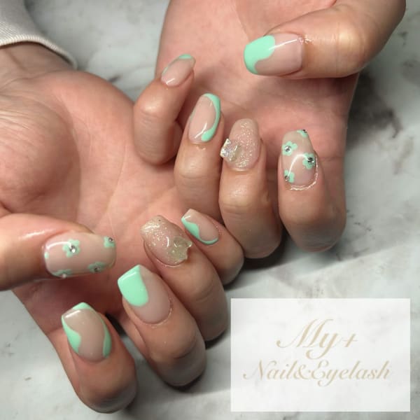 春ネイル|Nail&Eyelash My+ アメ村心斎橋店