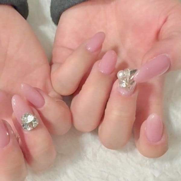 ちゅるんぴんくネイル|ジェルネイル専門店 NICE NAIL 北千住店