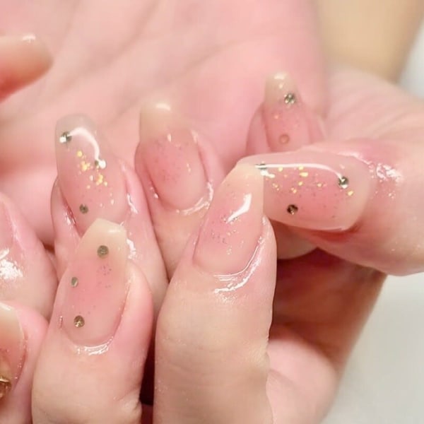 じゅわっとチークネイル|ジェルネイル専門店 NICE NAIL 北千住店