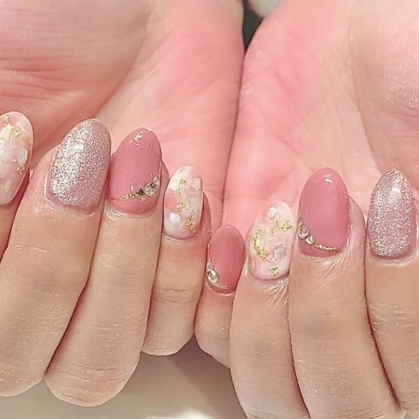 カラフルニットネイル|ジェルネイル専門店 NICE NAIL 千里中央店