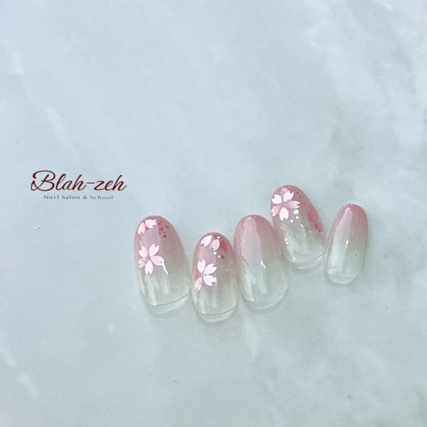お花見ネイル/春色ネイル|Blah-zeh 錦糸町店