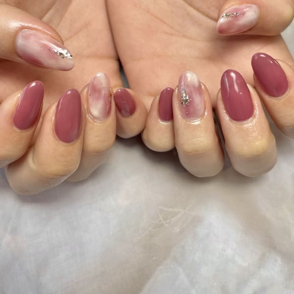 シンプルニュアンス|Nails Reflection