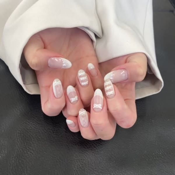 〈ジェル〉リボンネイル