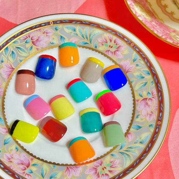 カラフルフレンチ |PNRnail