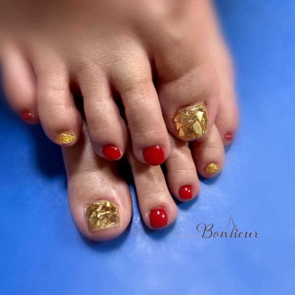 ゴールドフットネイル