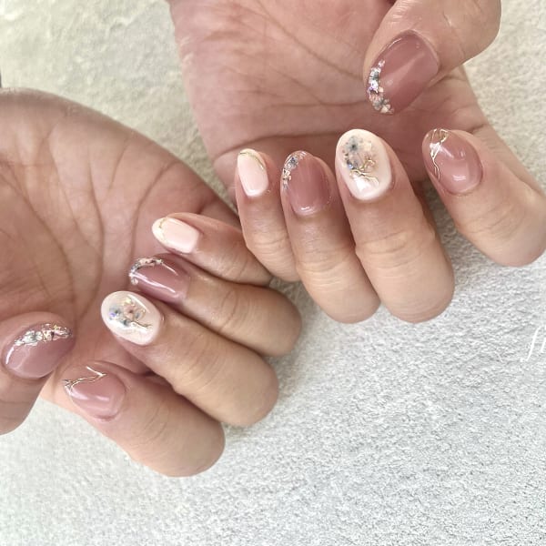 押し花デザイン