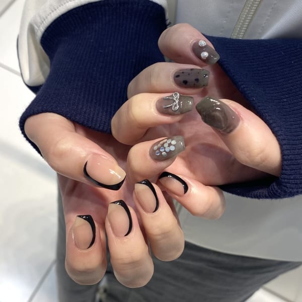 〈ジェル〉アシメデザイン