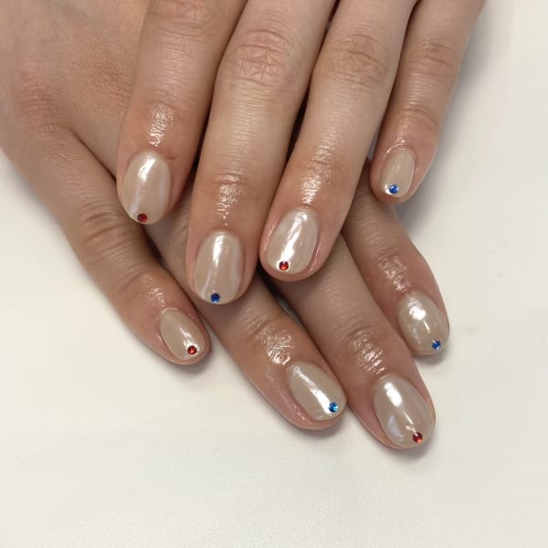 〈ジェル〉つやつや光沢ネイル!