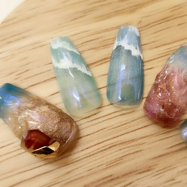 水面ネイル|Kurara ジェルネイルスクール＆サロン
