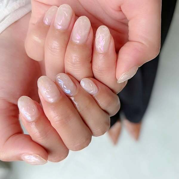 ミラーニュアンスネイル