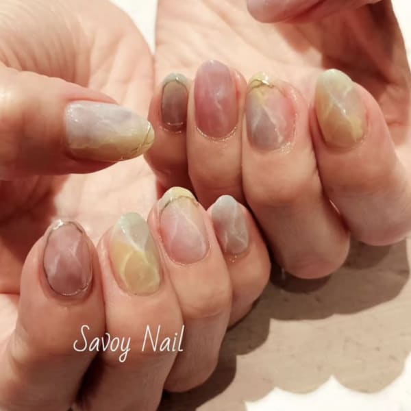 🪷大人カラフルネイル🪷