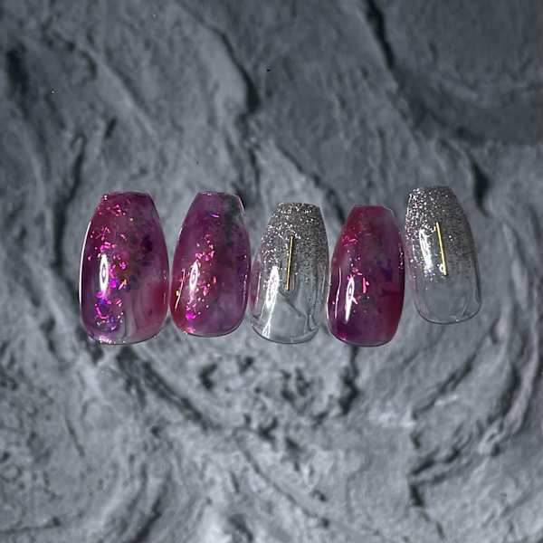 定額コースB【モード／ニュアンス】パラジェル|ネイルサロンCleo名駅店