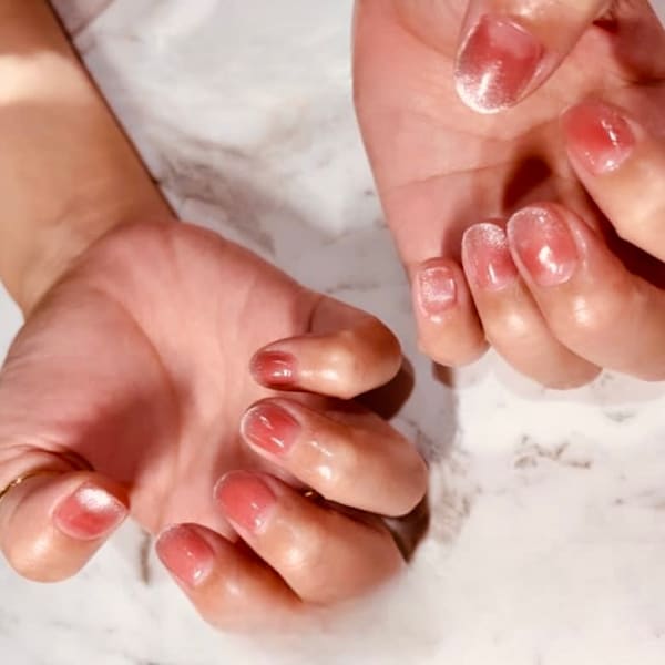 ピンクマグ　短め