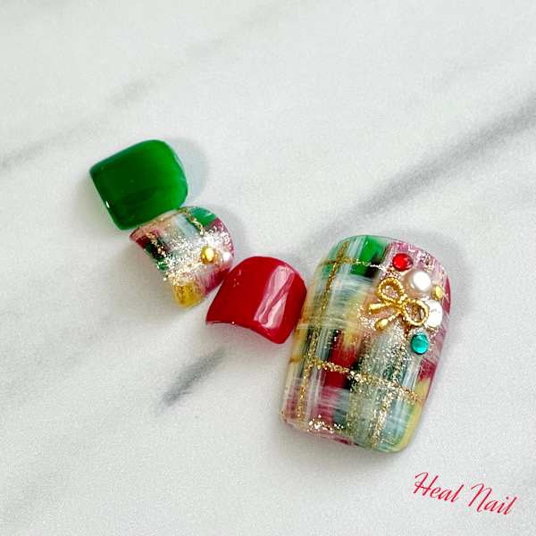 クリスマスネイル