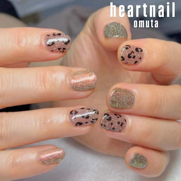 フラッシュ&ヒョウ柄デザイン