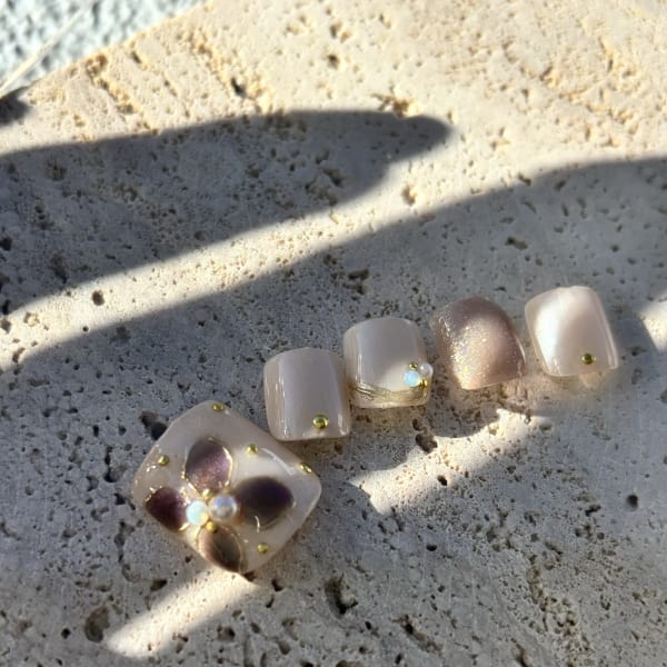 上品なフラワーアート!