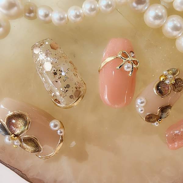 マグネットフラワーネイル|Kurara ジェルネイルスクール＆サロン