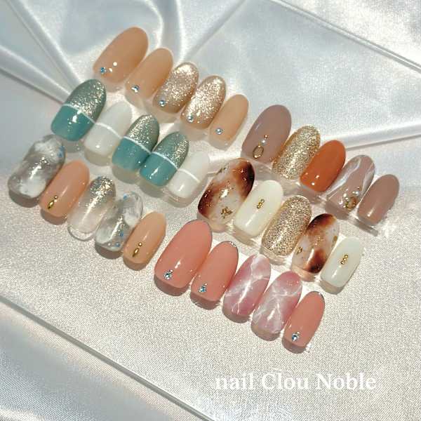 ハンド定額6種類から選べる冬のシンプルデザイン