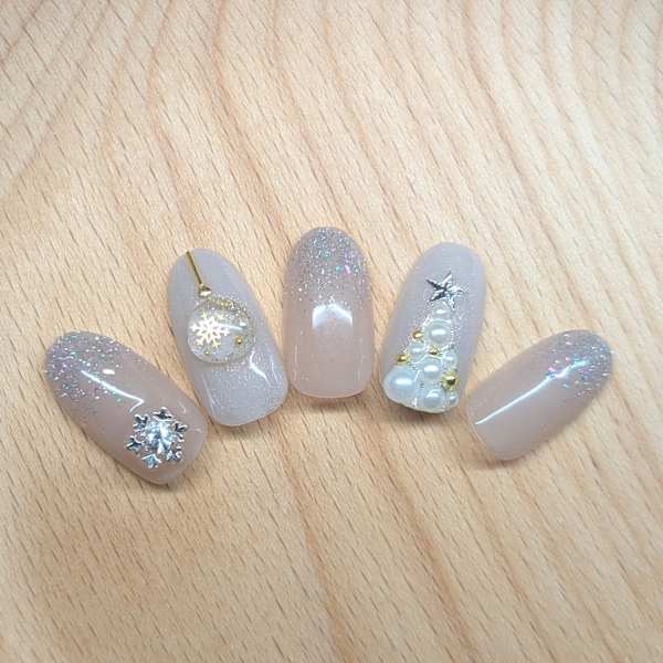 クリスマスネイル