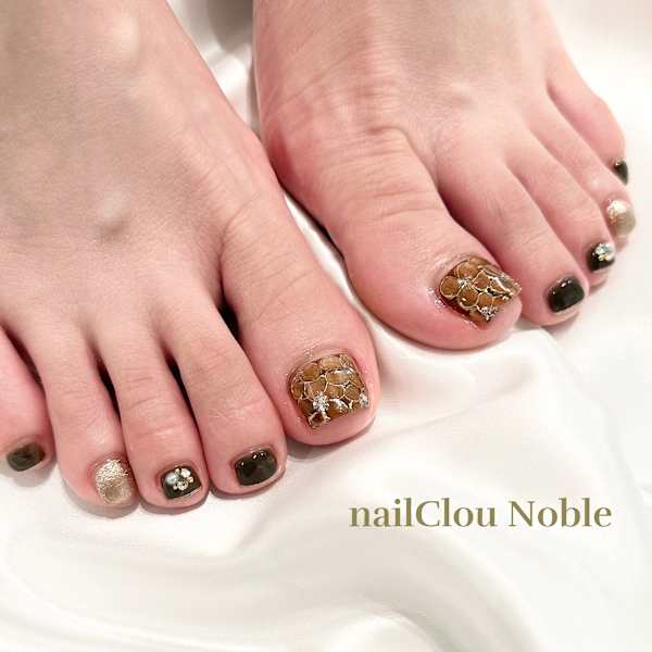 シアーブラウン×ミラーフラワー