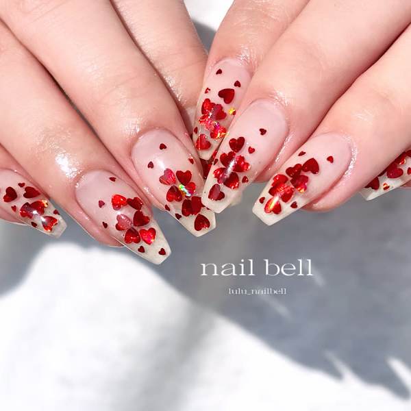 バレンタインネイル♫