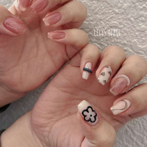 ちぐはぐネイル