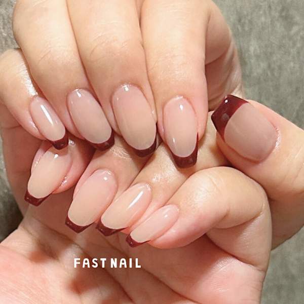 ボルドーフレンチ|FASTNAIL 新宿店