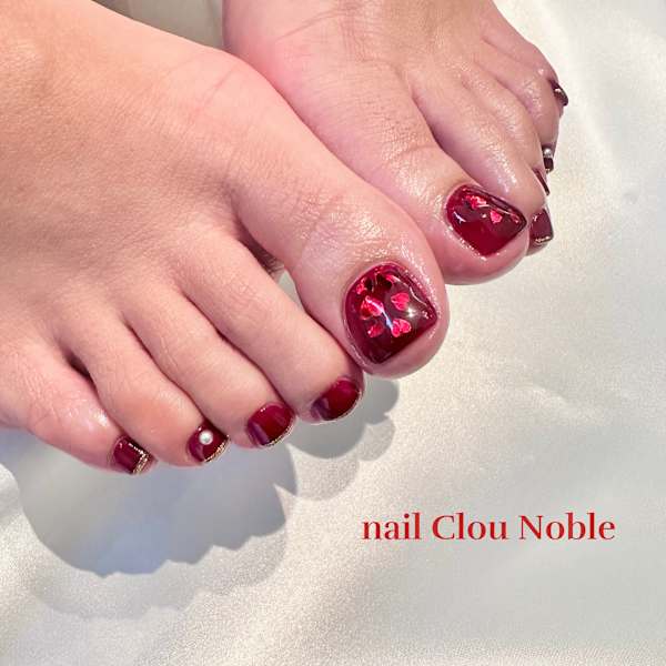 ハートフットネイル