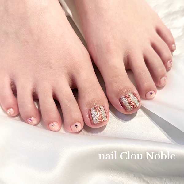 春カラーフットデザイン