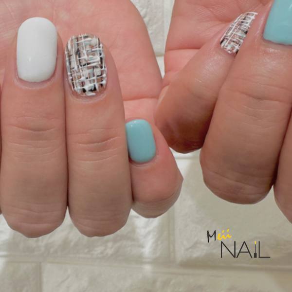 ツイードネイル