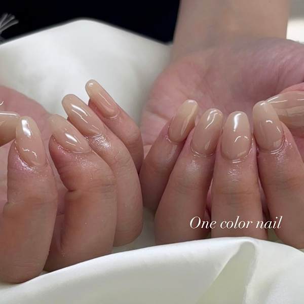 ワンカラーネイル💅