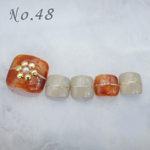フットネイル：No.48