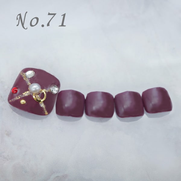 フットネイル：No.71
