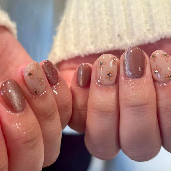 お花ネイル