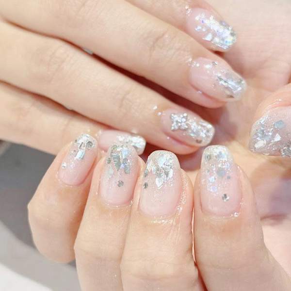 ラメホログラデ☆