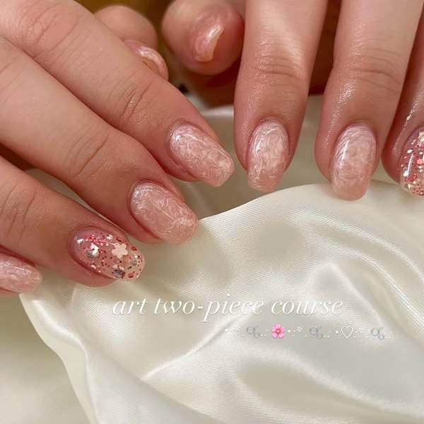 定期トレンドアート2本コースのお客様🌸|Beauty Design Moana