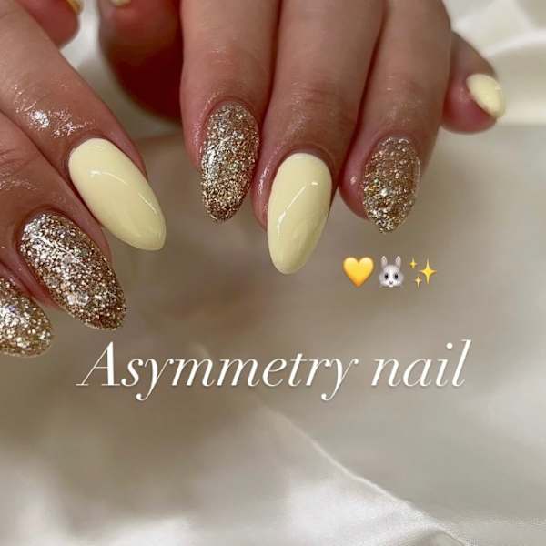 アシメトリーネイル💅