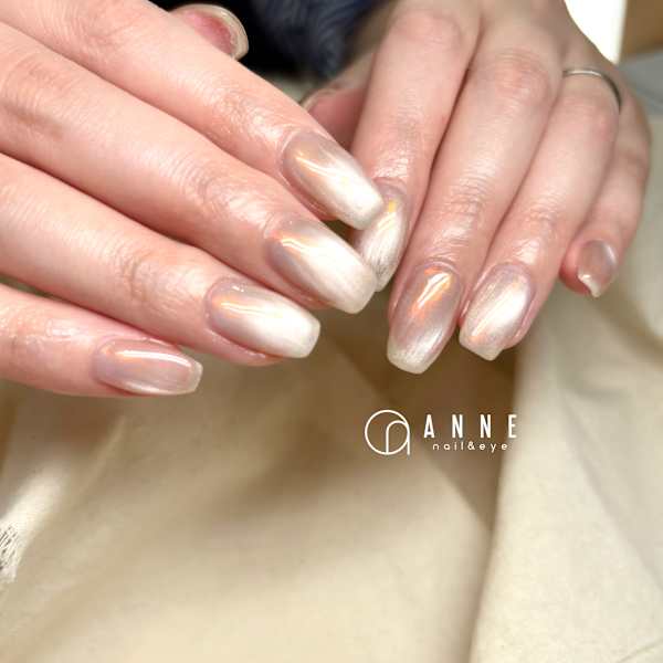 オーロラ×マグネットネイル|ANNE 梅田 ALLYS店【アンネ】