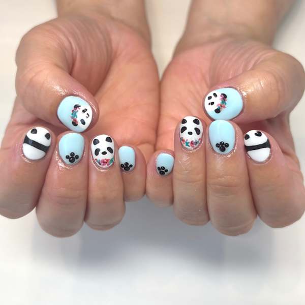 〈ジェル〉パンダネイル!