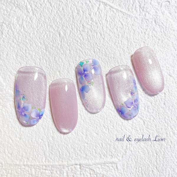 紫陽花ネイル|nail ＆ eyelash Lion 池袋