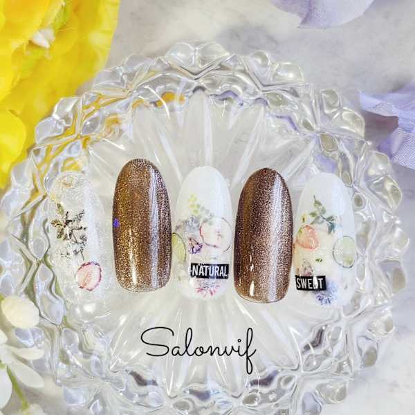 ボタニカルフラワーネイル