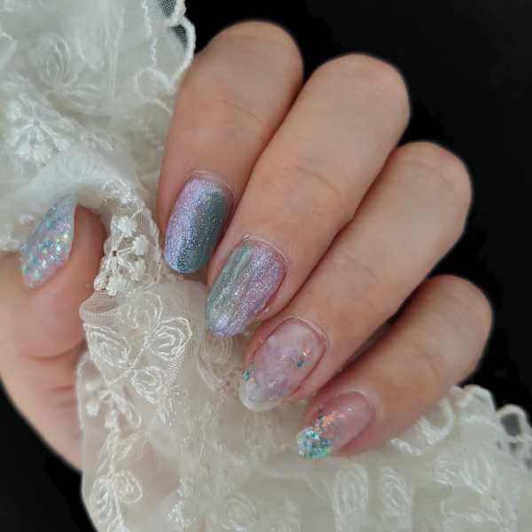 紫陽花ニュアンスネイル|Nail Salon Shandi