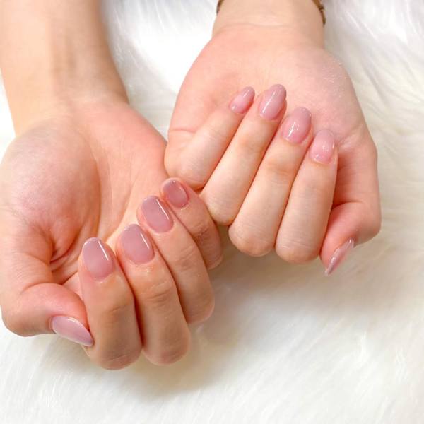 シンプル＊ピンクネイル