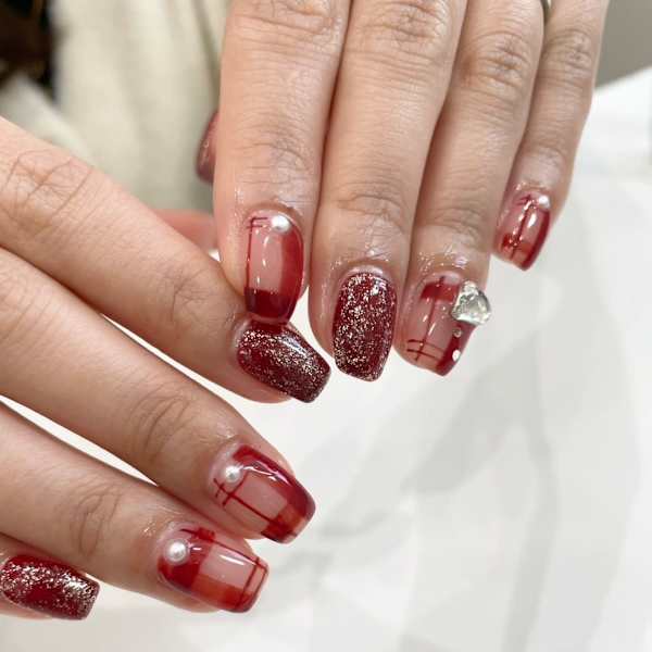 ガーリーデザインネイル