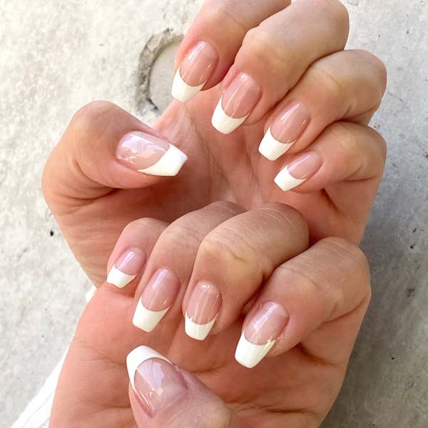 ホワイトフレンチネイル|Richer パラジェル フィルイン