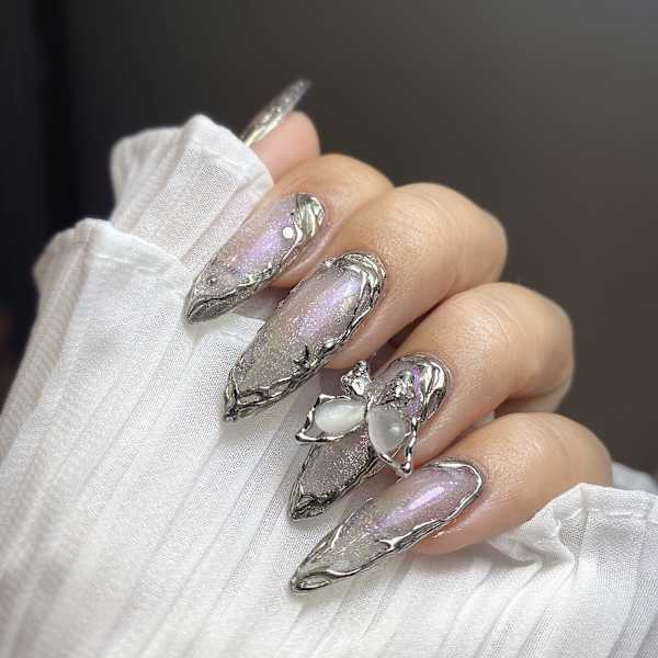 シルバーネイルデザイン|Richer パラジェル フィルイン