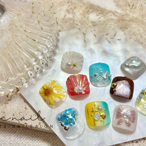 foot 初夏ネイルデザイン